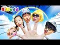 리원이와 핑거패밀리 송 인기동요 배워봐요 Finger family song for kids RIWORLD