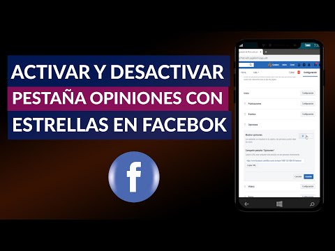 Cómo Activar y Desactivar la Pestaña Opiniones con Estrellas en Facebook
