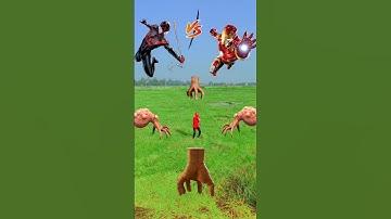 Spider man vs Iron Man funny video 😱😂 #ironman #spiderman #shorts