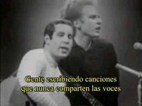 SIMON AND GARFUNKEL - SOUND OF SILENCE (subtitulado)