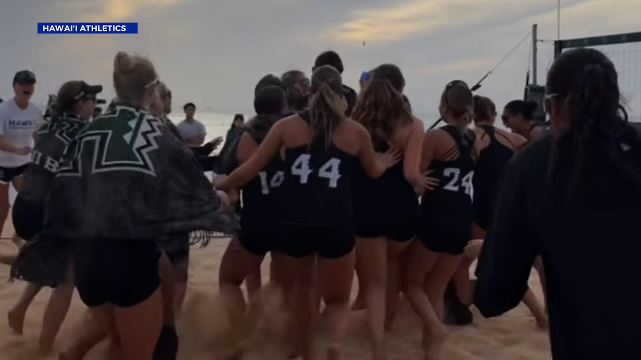 Hawaii Beach Volleyball stuns top ranked UCLA on opening day