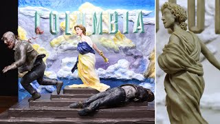 Columbia Pictures Logo Diorama / Sculpting | Zombieland: Double Tap Variant | Timelapse