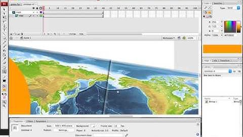 Globe Animation in Flash Part 1