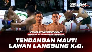 DITENDANG SAMPAI KEJANG! Ajuldiharmo Simbolon vs Alpris Mantako | One Pride MMA