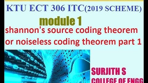 KTU ECT 306 ITC shannon