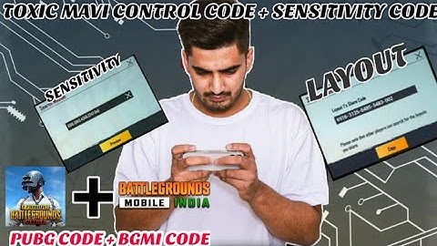 [NEW] Toxic Mavi Layout Code And Sensitivity 2021 || PUBG MOBILE || EAGLE XARMY
