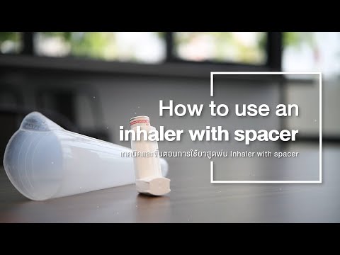 How to use an inhaler with spacer