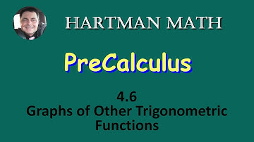 PreCalculus 4.6 Graphs of Other Trigonometric Functions