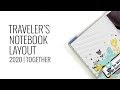 Traveler's Notebook Layout | Coco & Reno Kit 2020