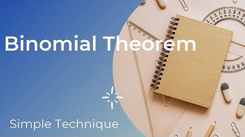 Binomial Theorem