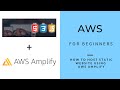 AWS for Beginners -  How to Host Static Website using AWS Amplify