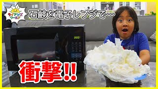 石鹸を電子レンジでチンするとどうなる？