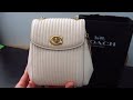 COACH UNBOXING PARKER 16 QUILTED CONVERTIBLE BACKPACK IN CHALK