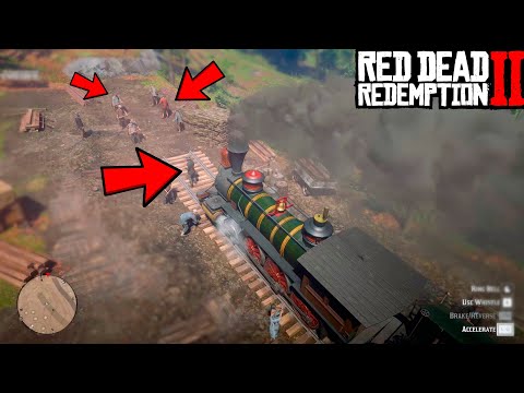 RDR2 -  What Happens If You Arrive By Train On An Unfinished Road