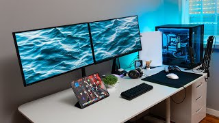 My Minimal Productivity/Gaming Setup! PC + PS5! @carlosribeiroo