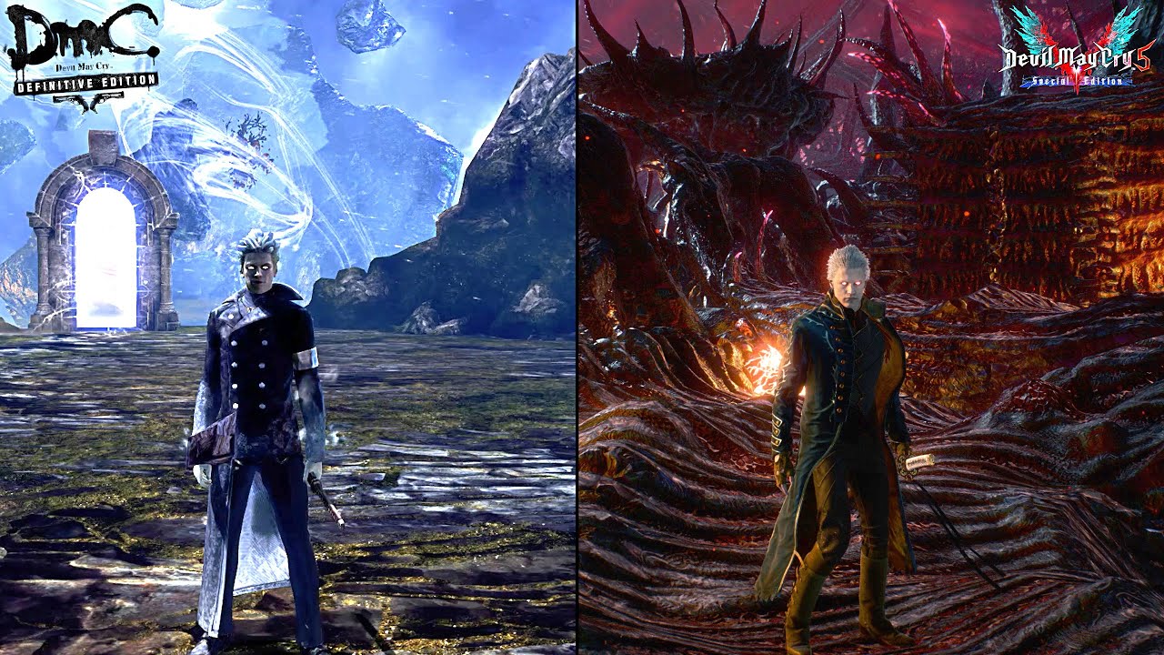 Devil May Cry 4 Vs DmC Vs DMC5