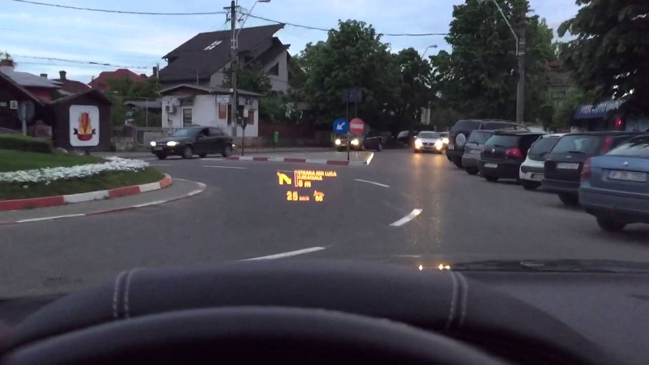 Bmw x6 head up display - YouTube