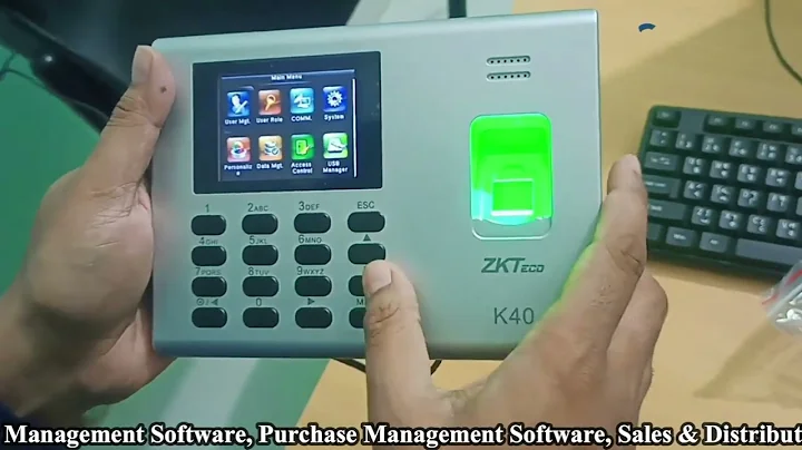 How to setup ZKTeco k40 Time Attendance Management software | Install ZKTeco fingerprint software