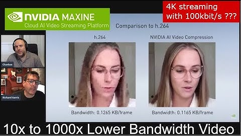 Nvidia Maxine Interview, AI video compression conferencing technology