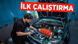 97 Civic Motorunu Tek Başima Topladim İlk Marş