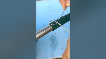 How to Make Your Own Strong Hose Clamp Out of Wire #shorts #diy #tips #handmade