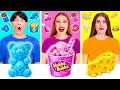 同じ色の食べ物しか食べられません | 壮大なフードバトル Happy Funny