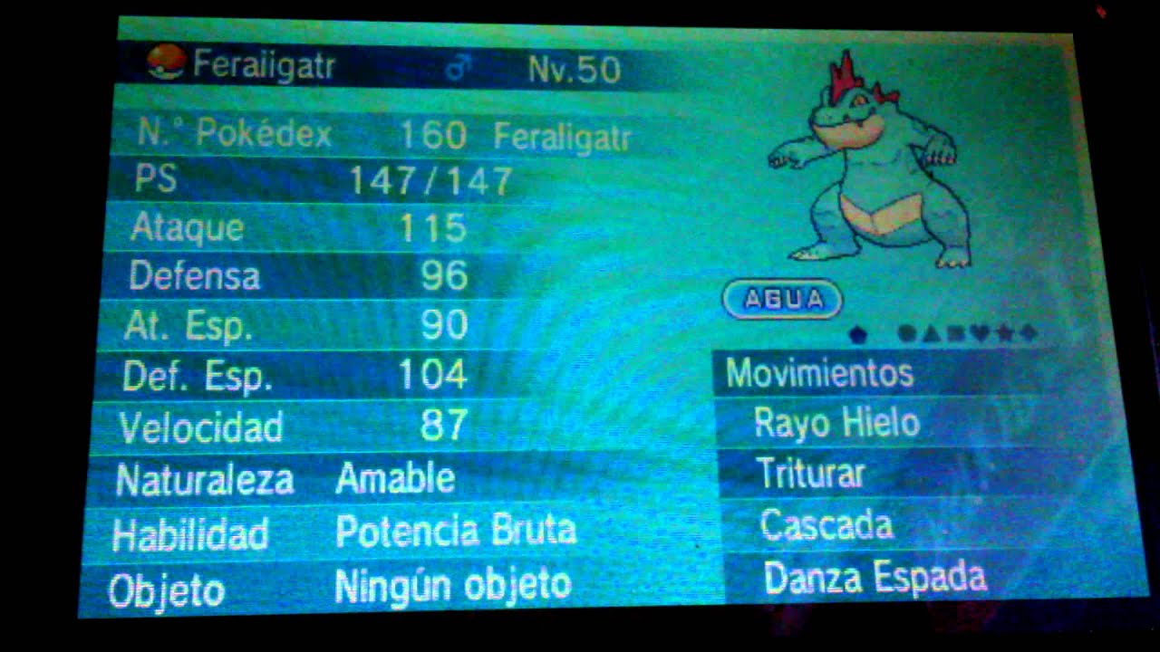 Como conseguir un meganium,typhlosion y feraligart - YouTube