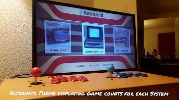 RetroPie System list with Game Counts (alternate theme )