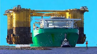 Cómo TRANSPOTAN las PLATAFORMAS PETROLÍFERAS Más Grandes del Mundo Mediante Barcos Gigantes