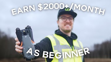 SIMPLE 7-MINUTE guide to earn $2000+ monthly with your DRONE