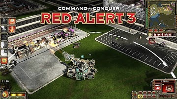Red Alert 3 Revolution MOD Soviet in PVE Map Desecration Gameplay | Tough to PUSH!