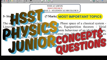 hsst physics junior exam questions|hsst physics