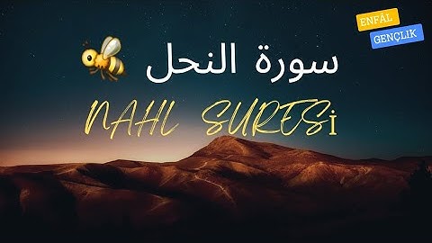 16. NAHL SURESİ ● سورة النحل 🐝