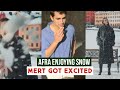 Afra Saraçoğlu Enjoying Beautiful Snow !Mert Ramazan Demir Got Excited