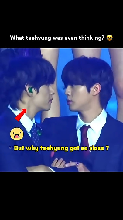 Taejin: What was taehyung even thinking? 😂 #taejin #bts #ytshorts #btsshorts #jin #taehyung #viral
