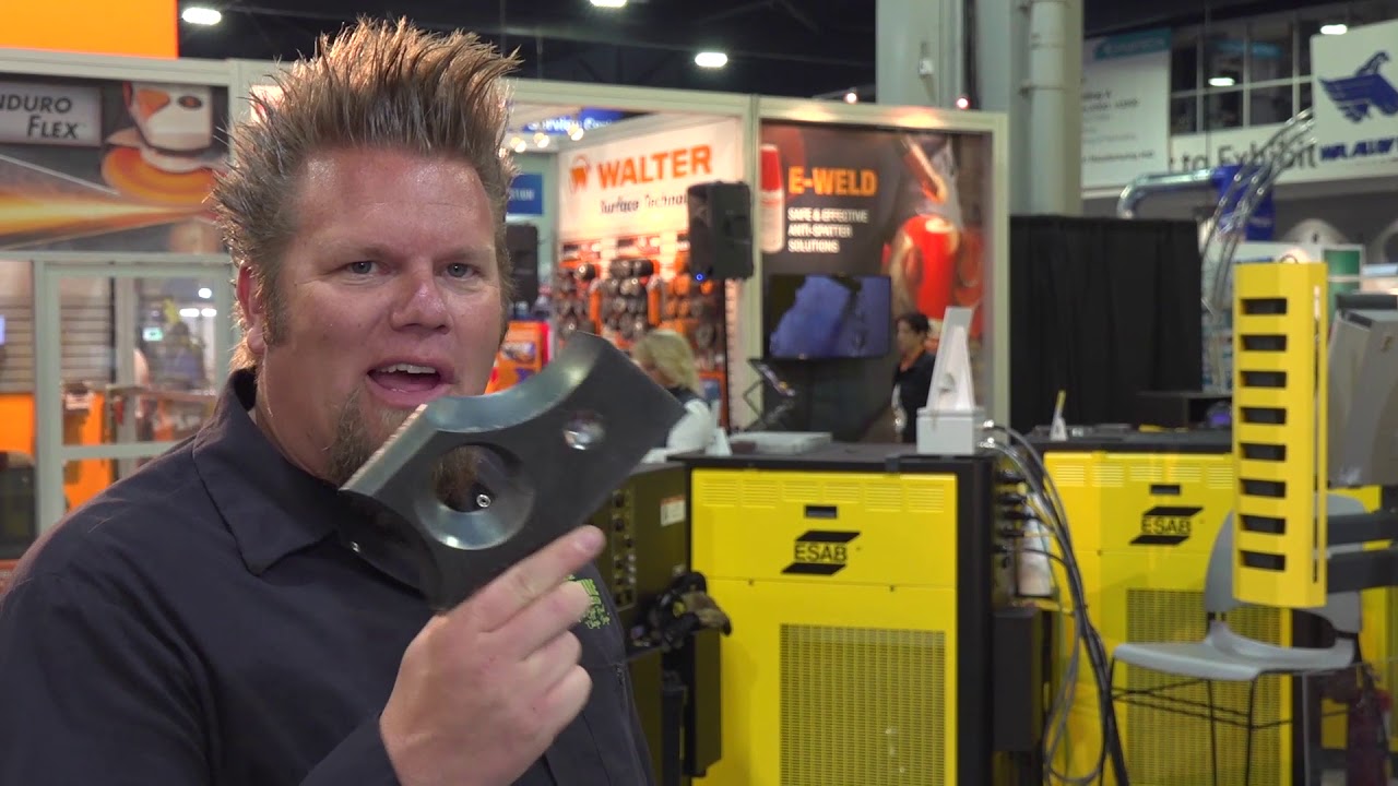 tigres fc Ian Johnson - ESAB Booth at FABTECH 2018