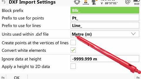 DXF files 1 Importing method