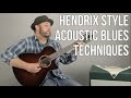 Hendrix Style 12 String Blues Techniques a la "Hear My Train a Comin'"
