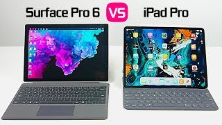 2018 iPad Pro vs Surface Pro 6