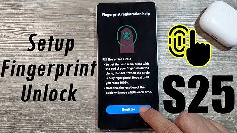 🔑 How to Setup Fingerprint Unlock on Galaxy S25/S25+/Ultra