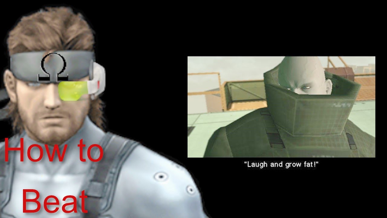 how to beat shadow snorlax How to Beat Fatman of Metal Gear Solid 2 (Boss Request for Jamal Kherry)