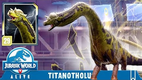 NEW TITANOTHOLUS APEX HYBRID (JURASSIC WORLD ALIVE)