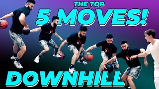 The TOP 𝟱 DEADLIEST Downhill Basketball Moves | Leave DEFENDERS Looking SILLY 🤪