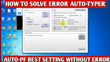 Auto typer Pf Best Setting without error Pf Auto typer Timing In Facebook Chat inbox 2022