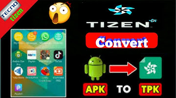 How to convert apk to tpk