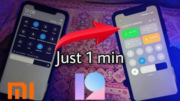 MIUI 12 new control centre | miui hidden features| How to enable new control centre in miui 12.