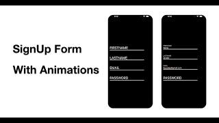 SwiftUI: Animation in SignUp Form