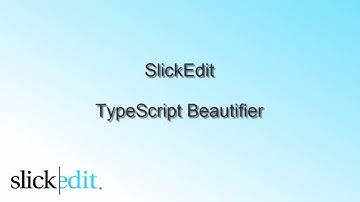 SlickEdit - TypeScript Beautifier