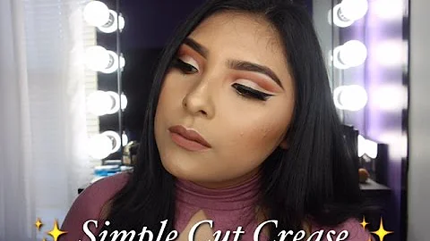 Simple Warm Cut Crease Makeup Tutorial | Melissa A...