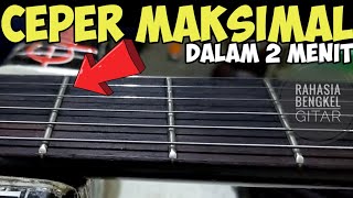 Cara setting gitar akustik biar empuk - Ceperin senar gitar